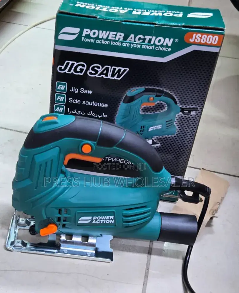 Power Action Js800 Jigsaw Is a Powerful Corded Electric Tool