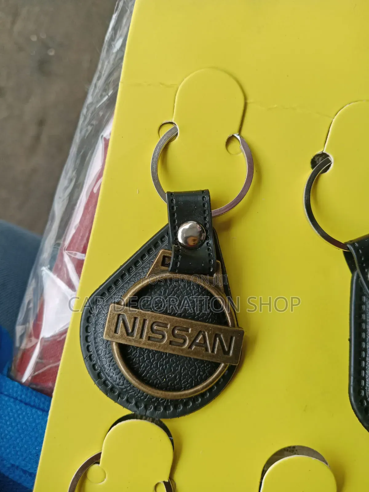 Nissan Pu Leather Strap Key Holder