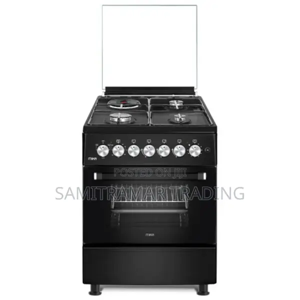Mst58u31e3blem: Mika Standing Cooker, 58x58cm, 3gas+1 Rapid Hot Plate