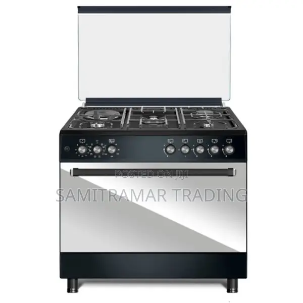 Mst9041wef10pb Mika Standing Cooker 90x60cm 4gas (1wok)+1 Hot Plate