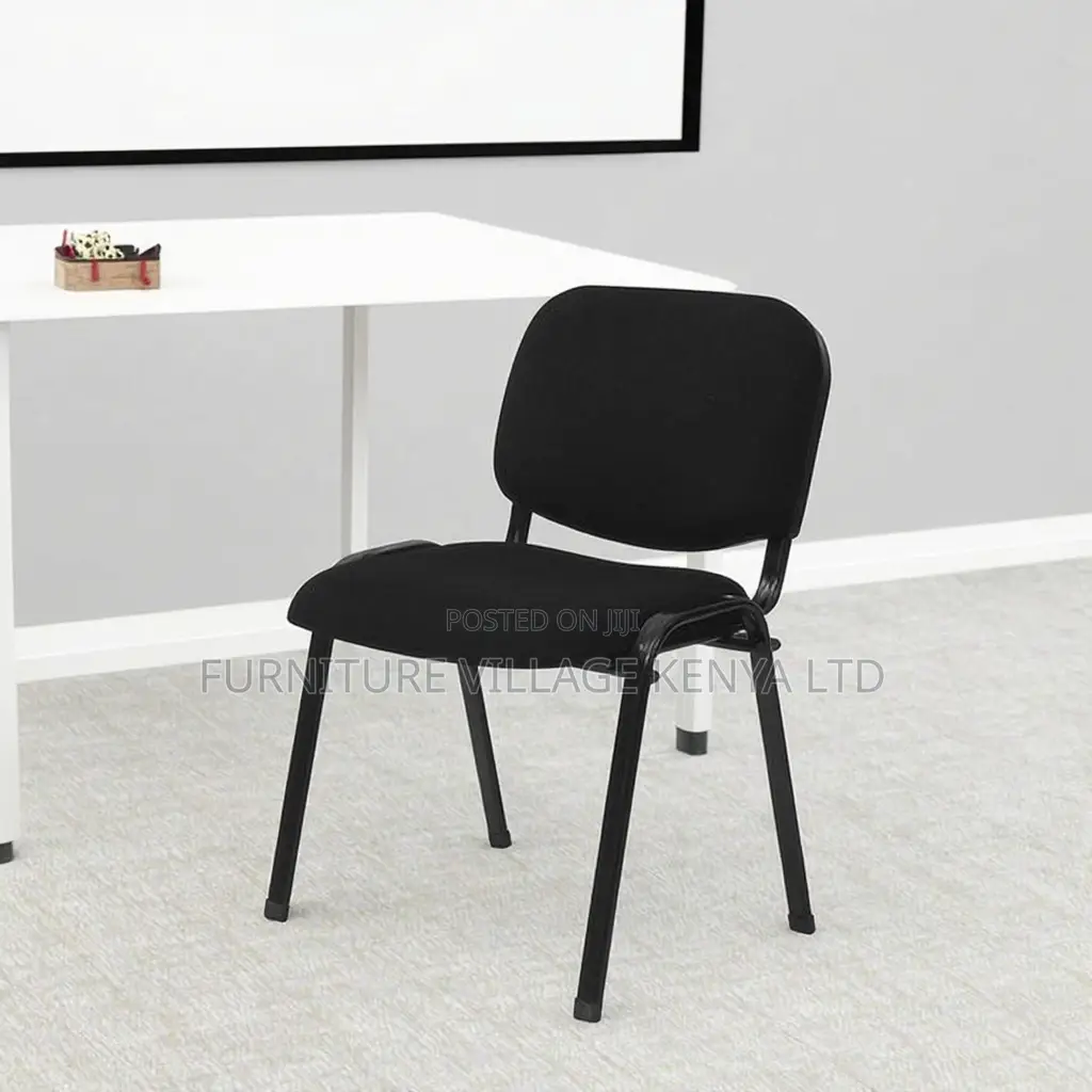 Armless Fabric Medium Back Tosca Chair