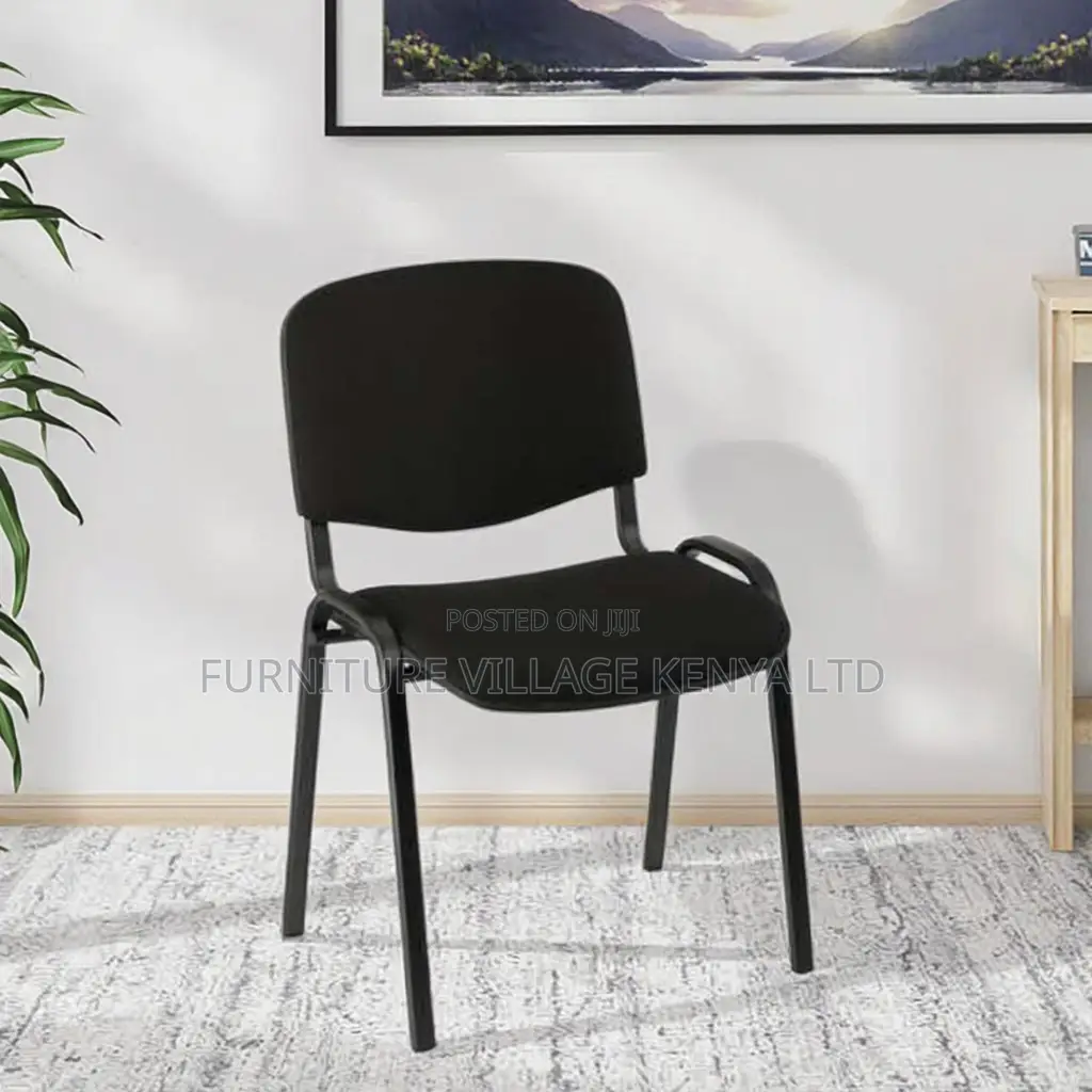 Armless Fabric Medium Back Tosca Chair