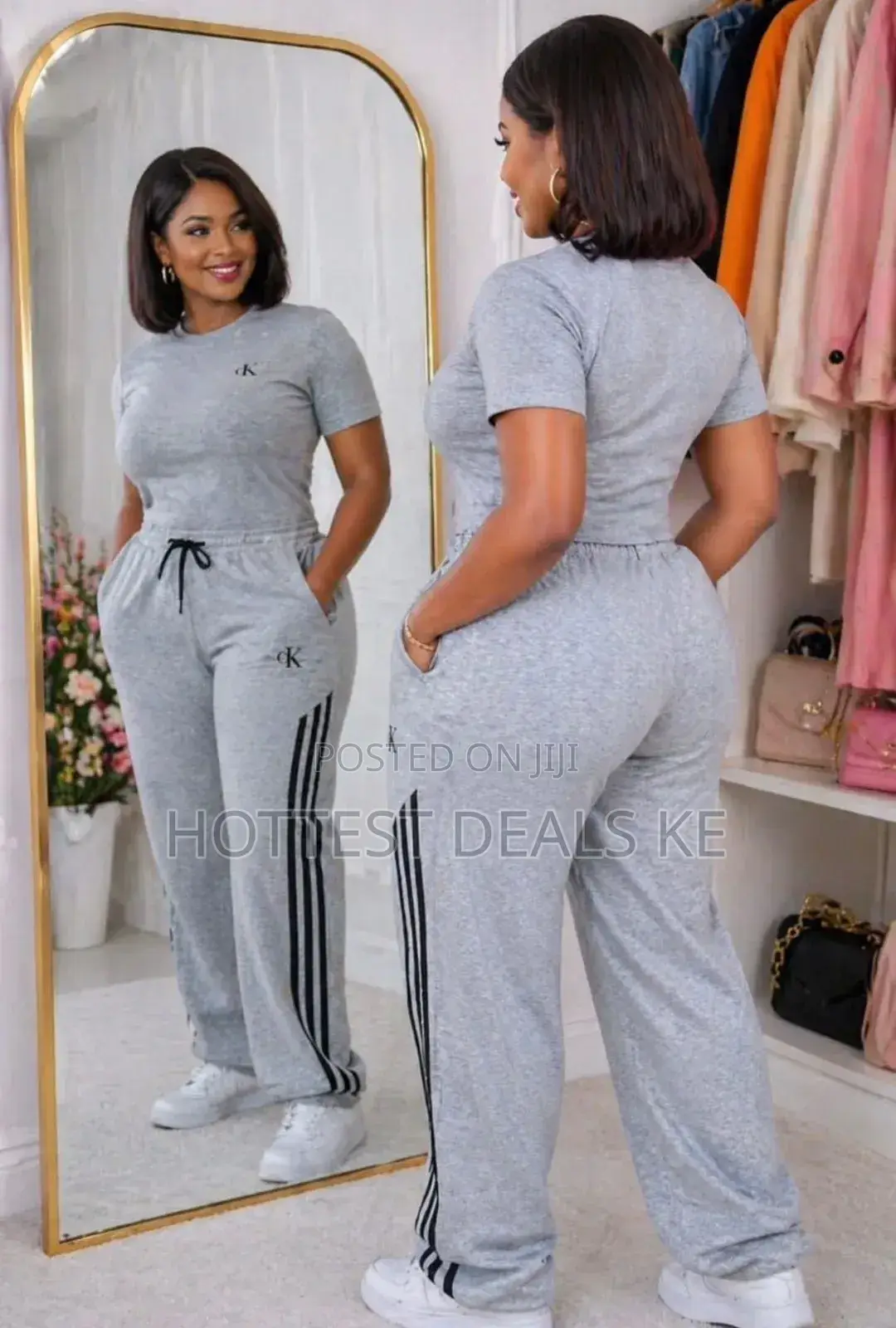 Calvin Klein Track Pants With Side Stripes
