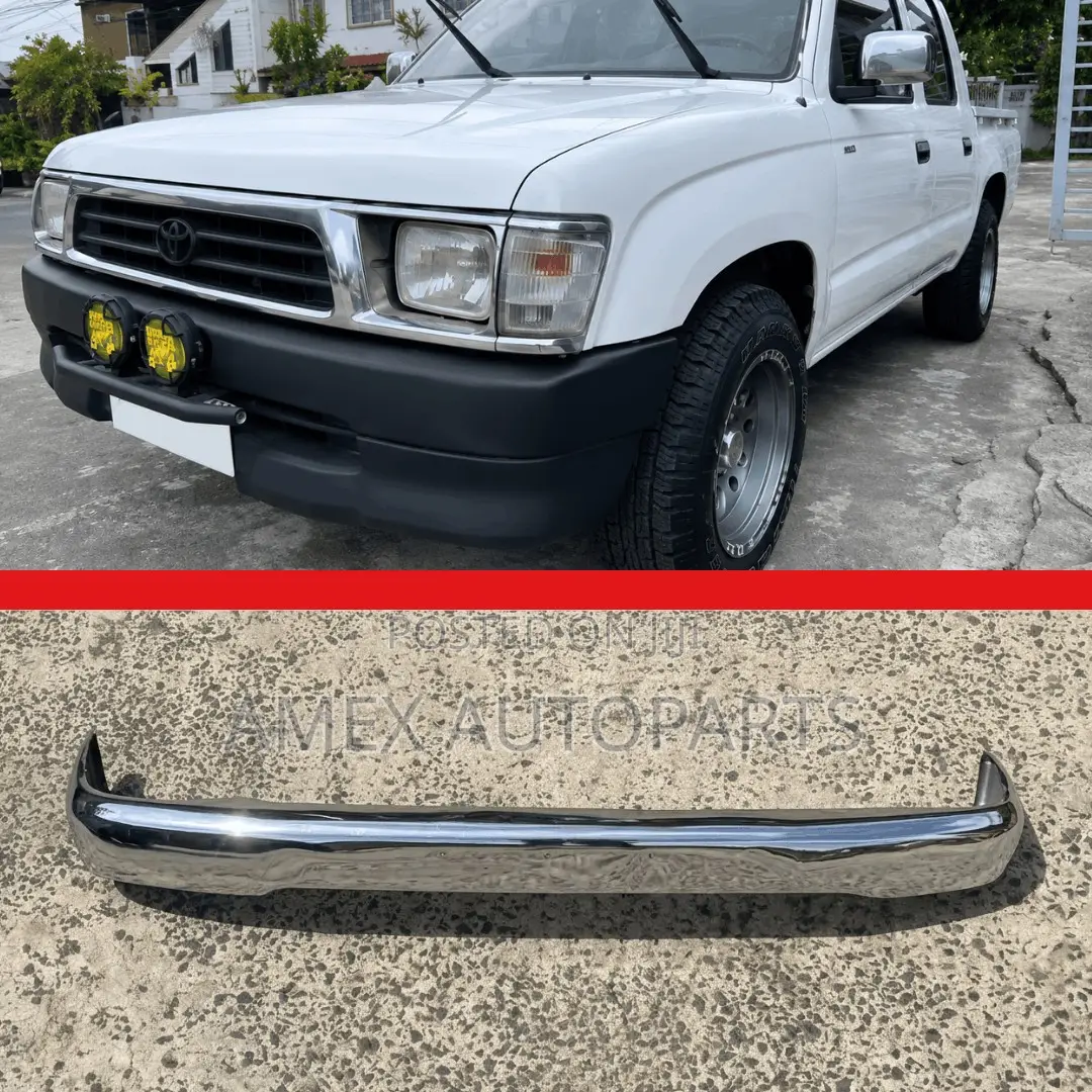 Front Bumper Toyota Hilux Ln145 1998 Onwards Chrome