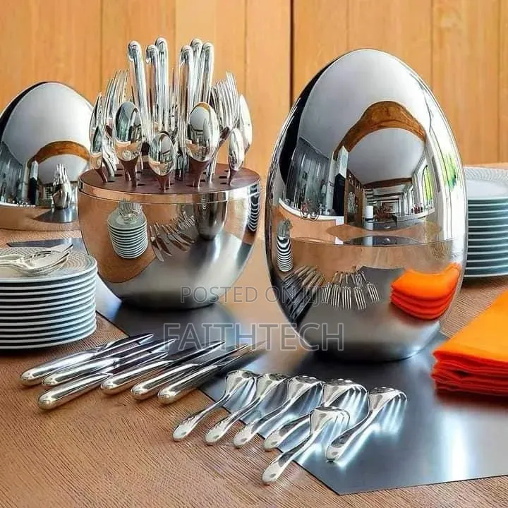 Cutlery Set Eggshell 36pc Executive Set 9 Dinner Knives