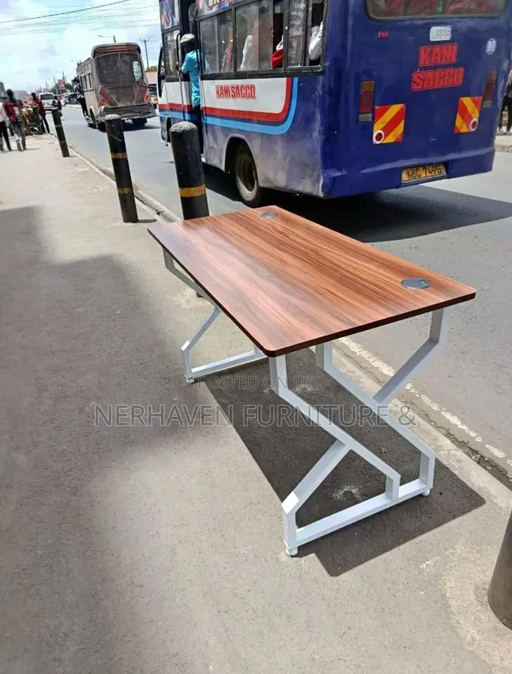 Office Metallic Study Desk - Elegant Office Workstation