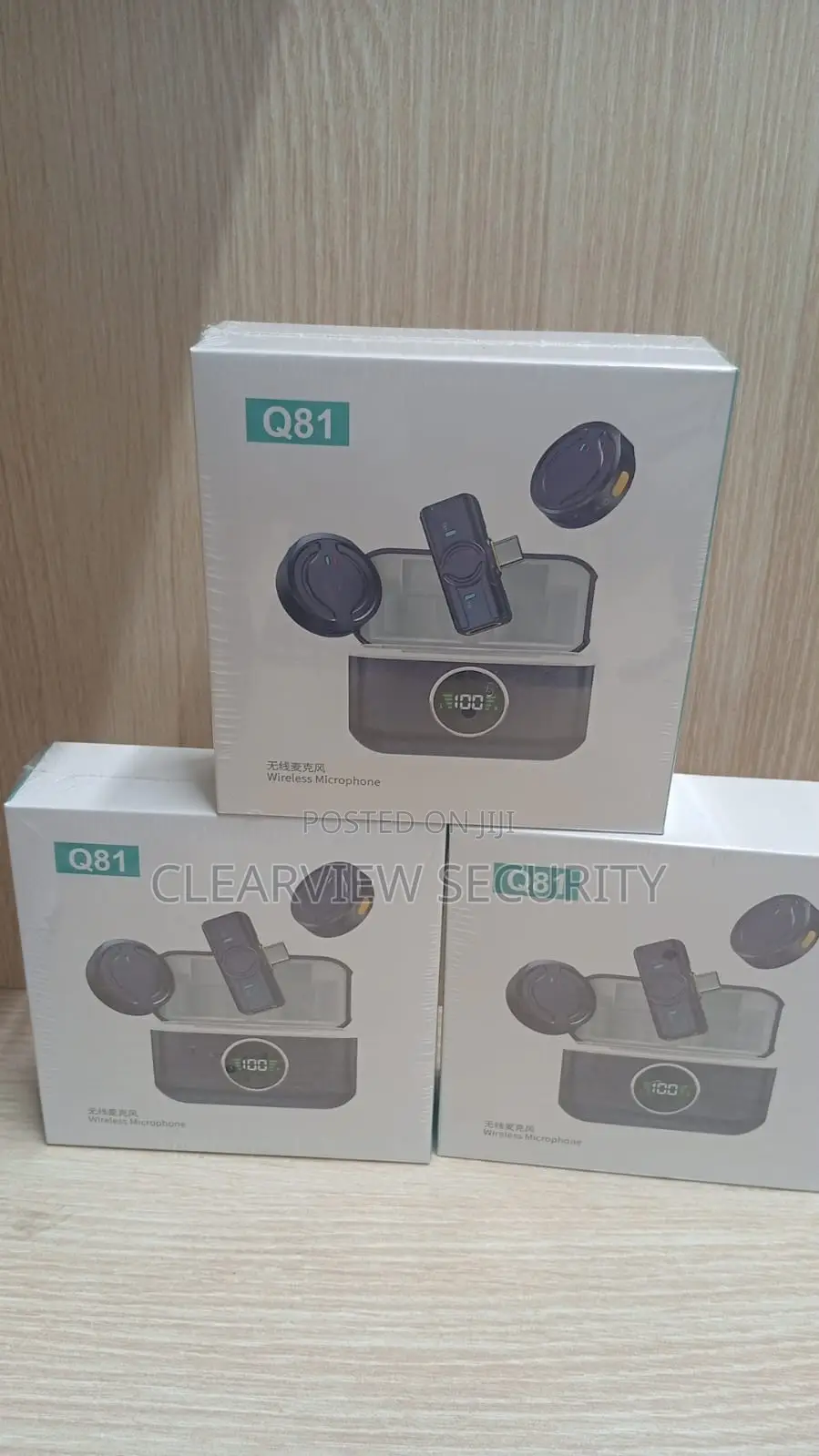 Q81 Dual Wireless Lavalier Mic for Android iPhone