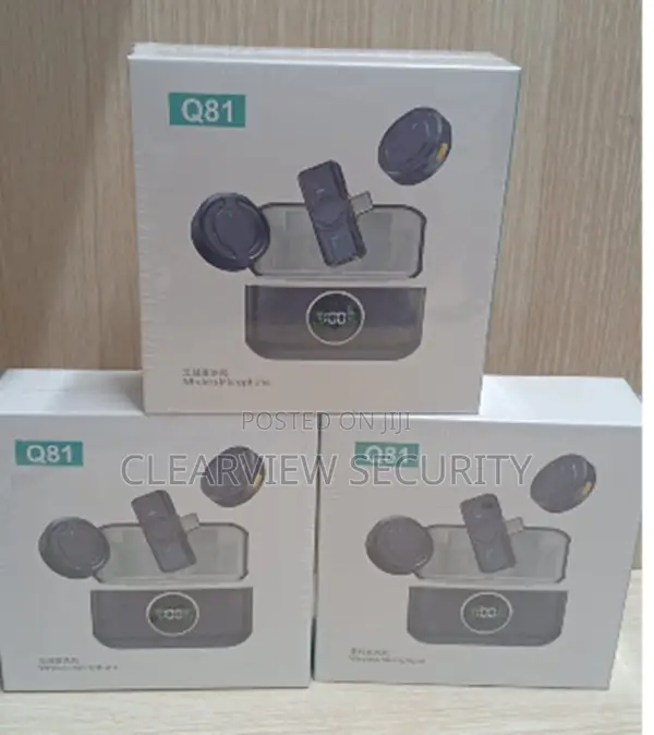 Q81 Dual Clip-on Wireless Mic for Smartphones