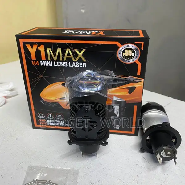 Y1 Max H4 Led Lens Headlights Powerful White Beam for Vehicles