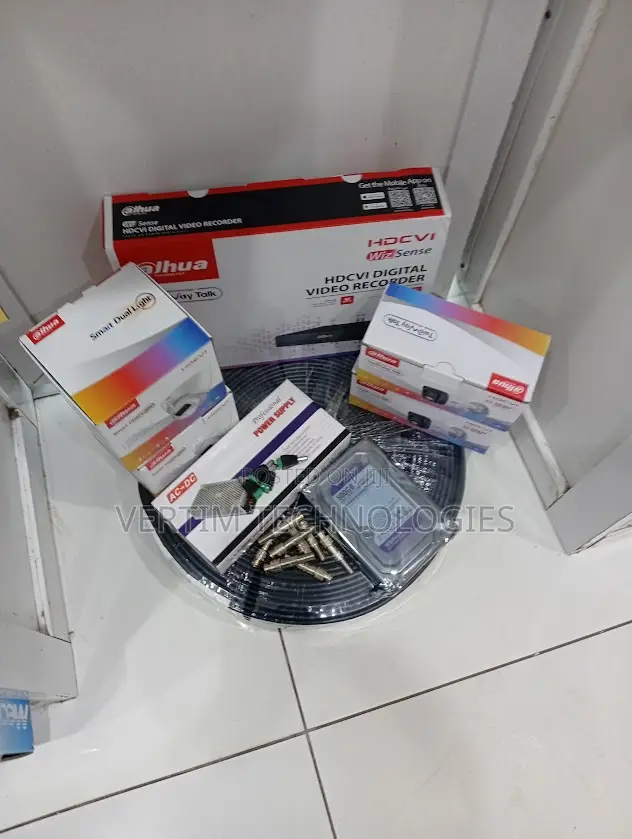 Dahua Hd CCTV Recording System With 4 Cameras