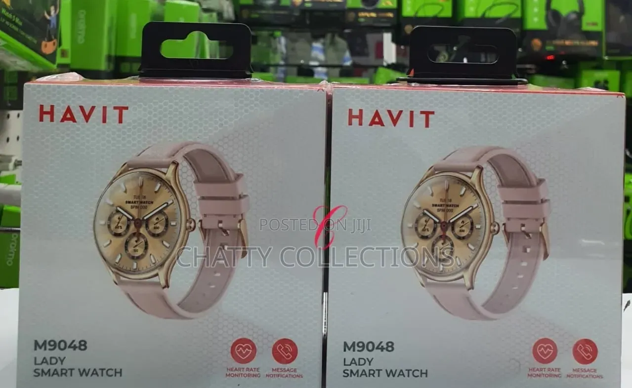 Havit M9048 1.43" Smoked Pink Lady Smart Watch N