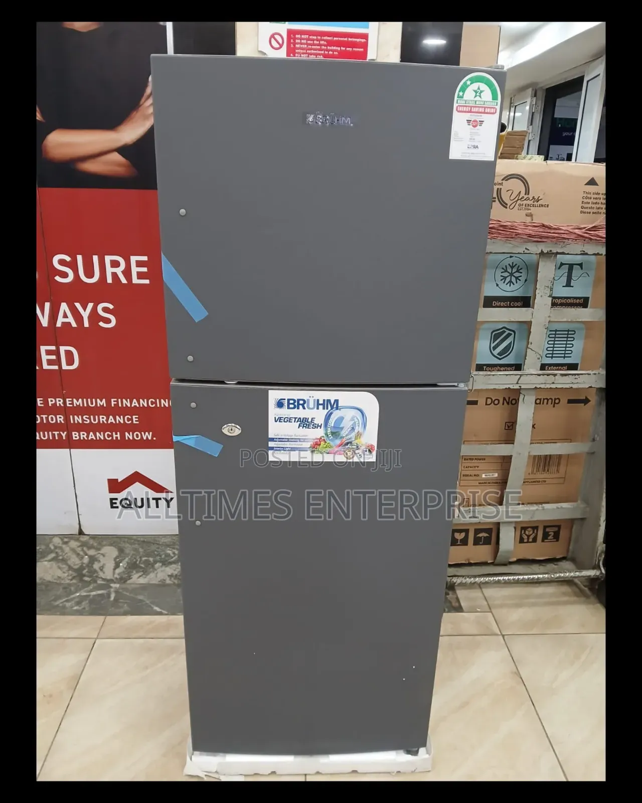 Bruhm 198l No Frost Fridge