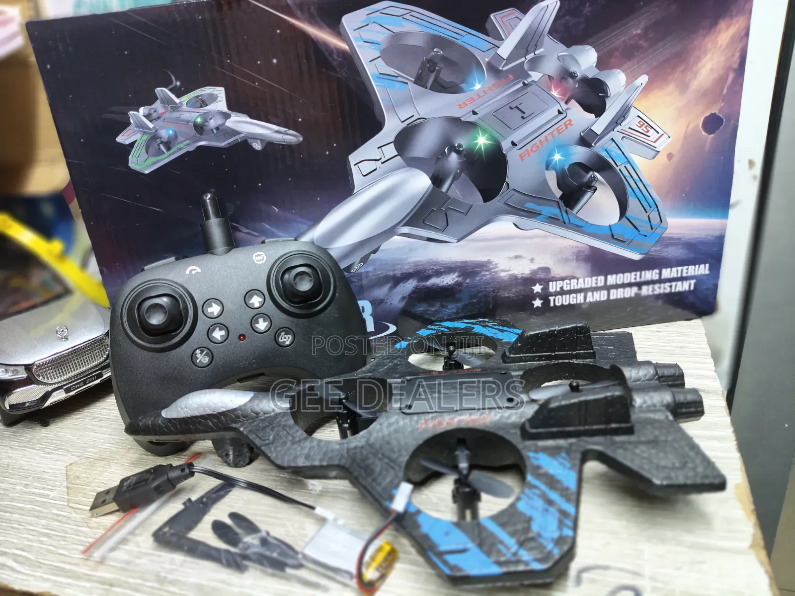 360 Roll Unbreakable Remote Control Combat Fighter Jet
