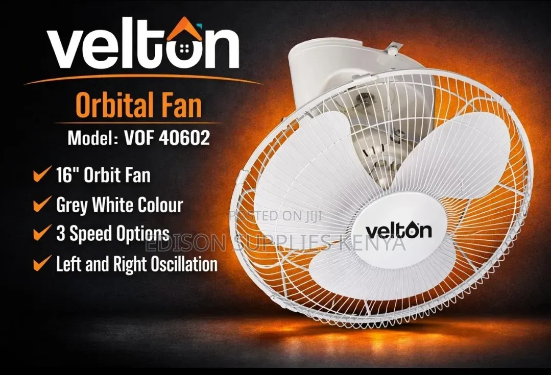 Fans Velton Orbit Fan 16 Inches Wall Mounted Orbital Oscillating Fans