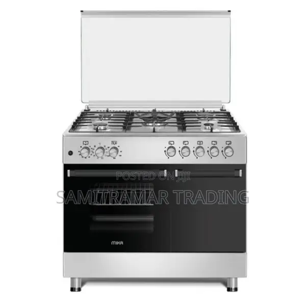 Mst905g2weg10hi Mika Standing Cooker, 90cm X 60cm, 5 Gas (1 Wok)