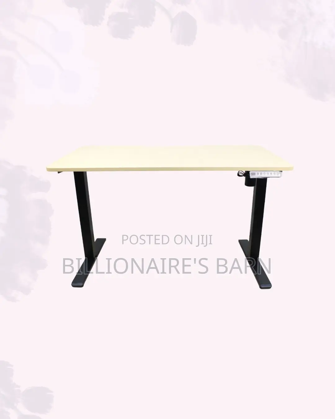 Stylish Single Motor Electric Standing Desk One Piece Sit Stand