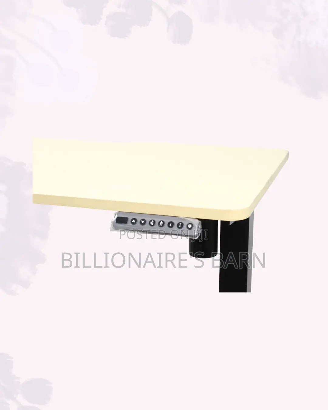 Stylish Single Motor Electric Standing Desk One Piece Sit Stand