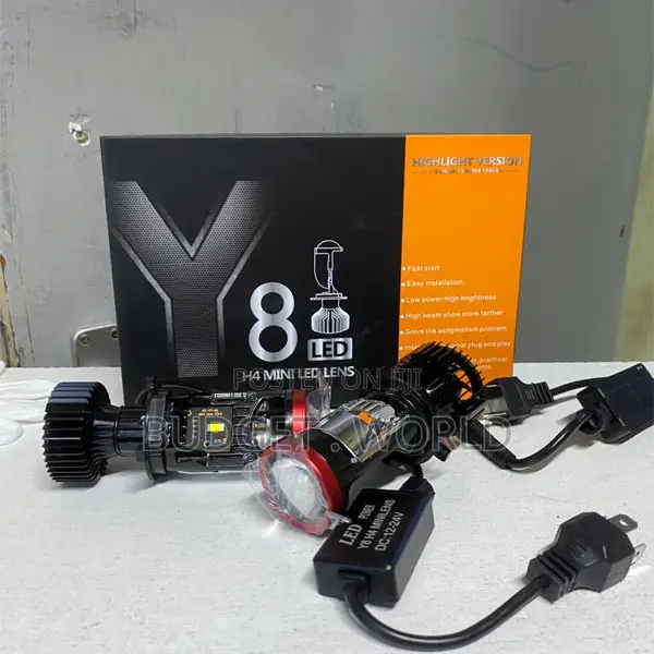 Y8 H4 High Brightness Led Headlight Bulbs With Advanced Cooling System