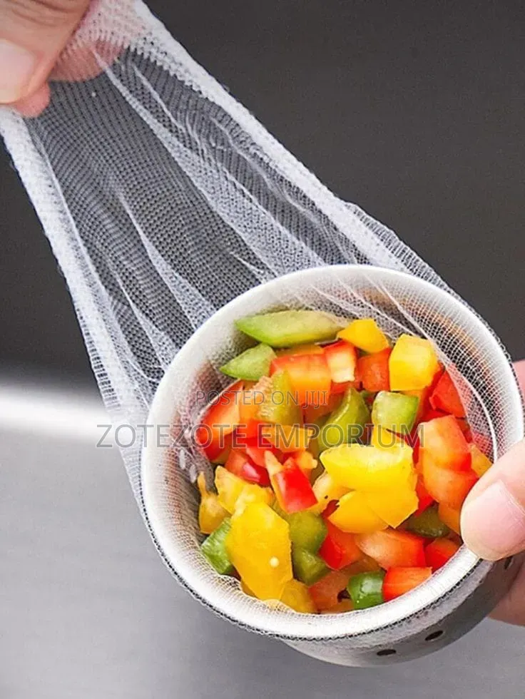 100 PCS Sink Strainer Trash Bags