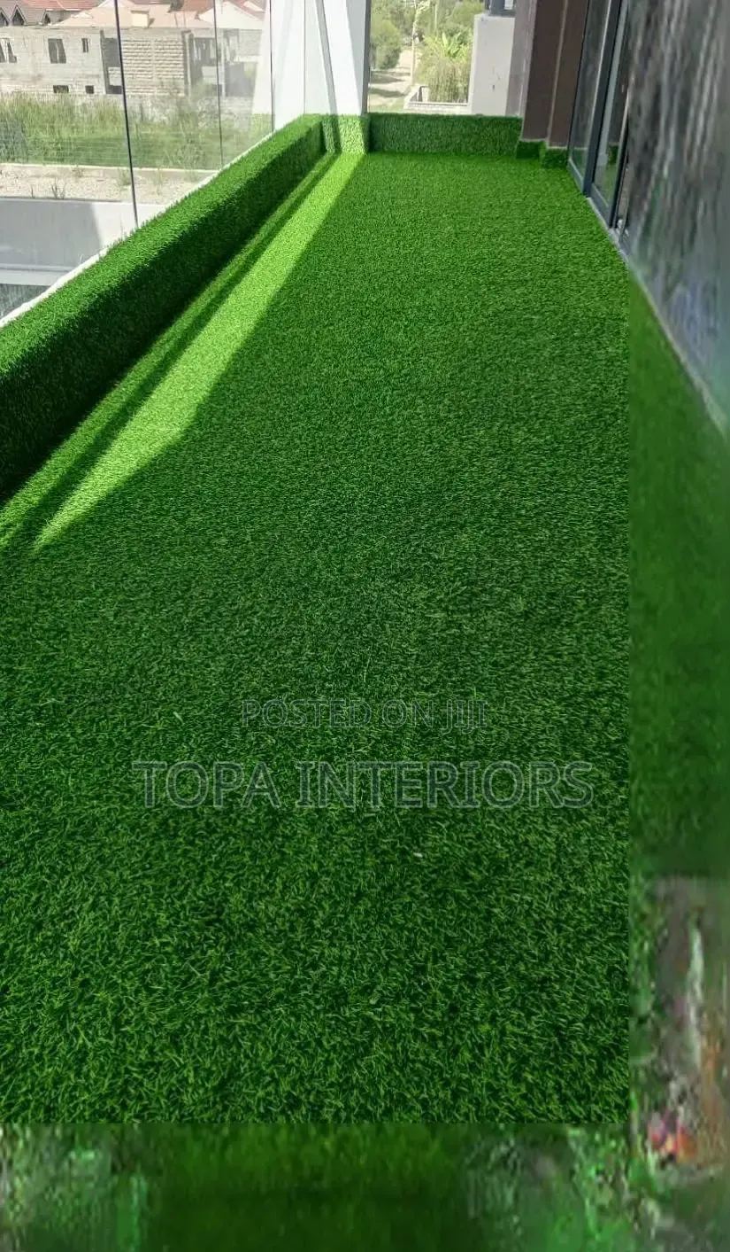 Luxurious Green Balcony Floor Carpets Artificial Outdoor Rugs