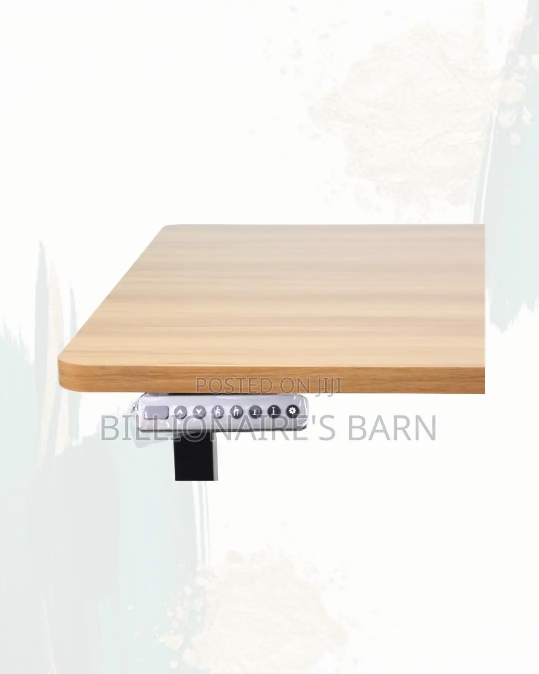 Comfortable Dual Motor Electric Standing Desk Dual Monitor Workspace