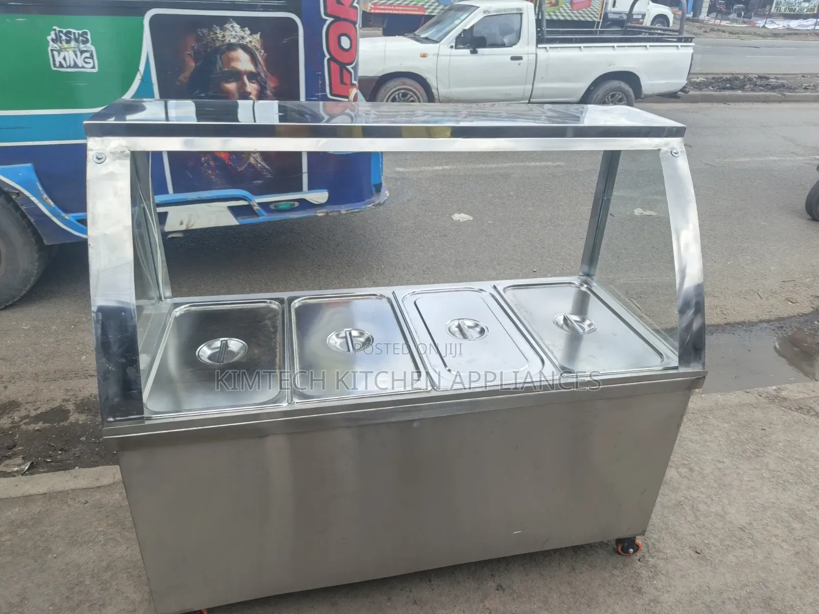 Stainless Steel Food Warmer Display