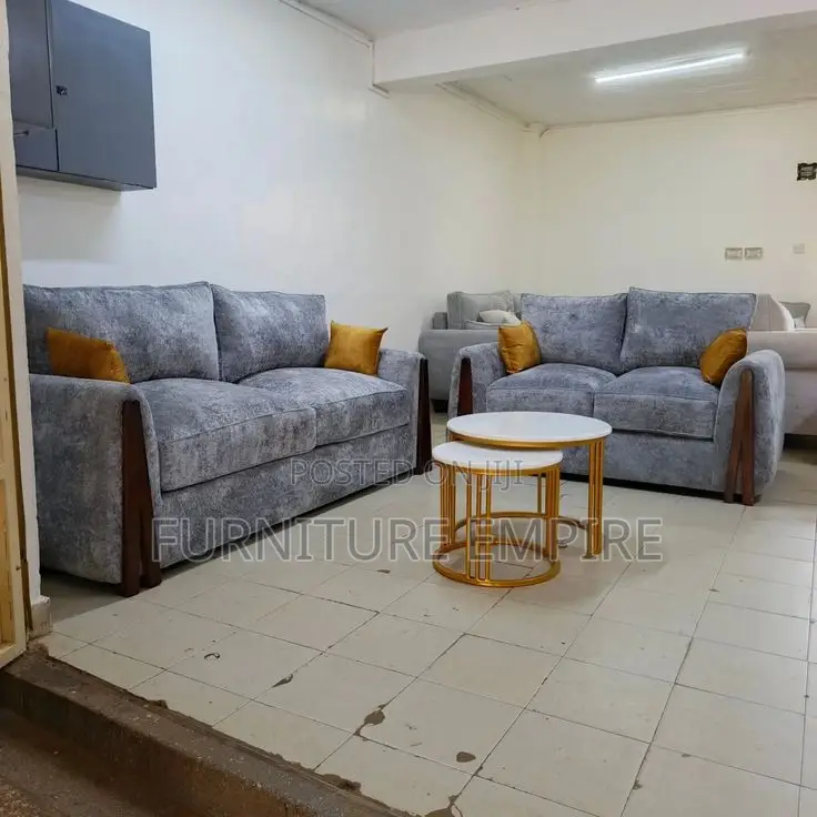 Elegant Grey Sofa