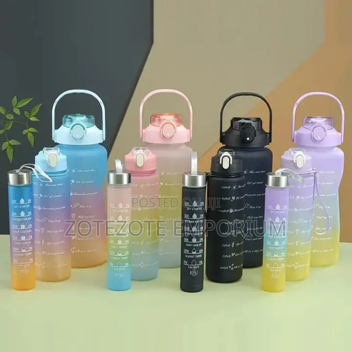 3 in 1 Motivational Bottle Set
