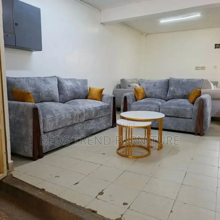 Elegant Grey Sofa 5 Seater