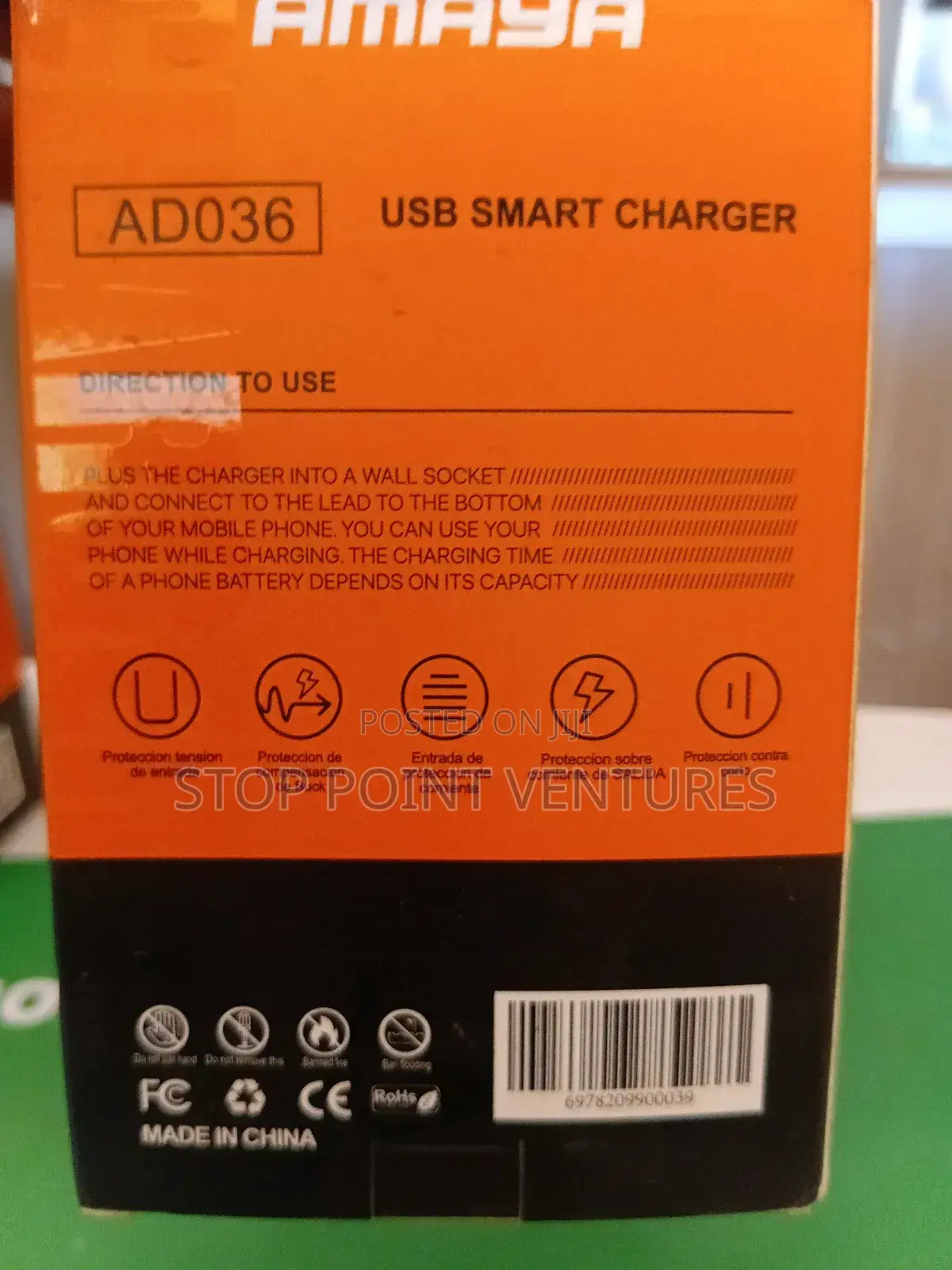 Amaya 3a Charger With Micro Usb