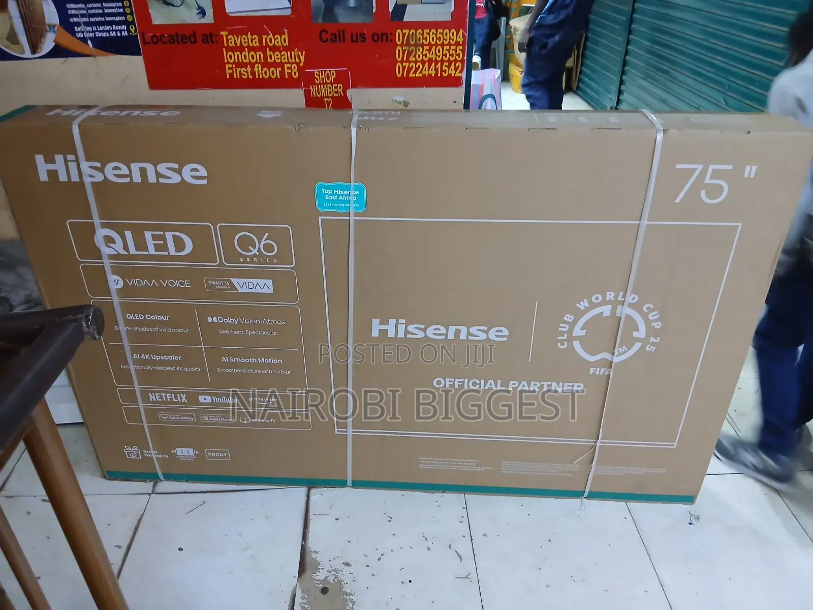 Hisense Q6 75" Smart Frameless Television