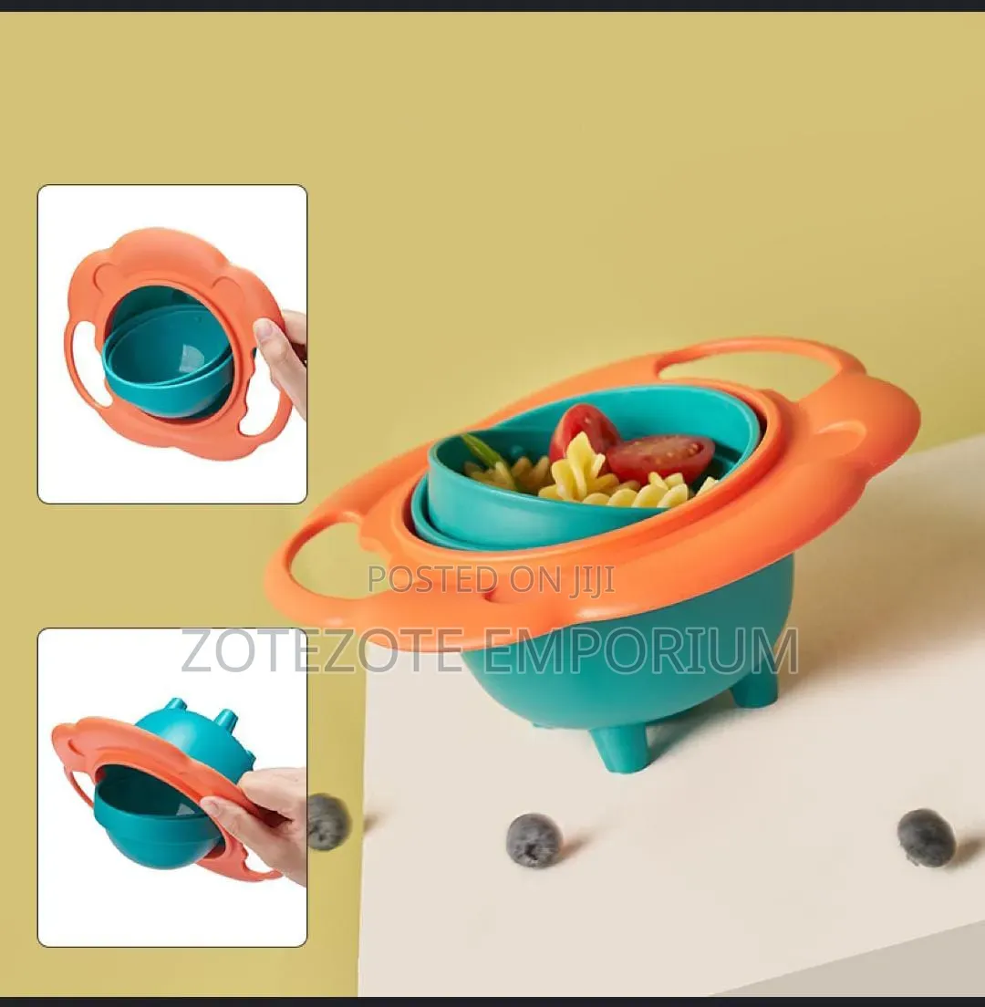 360 Degrees Rotational Baby Bowl