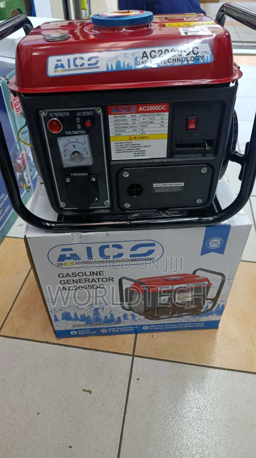 Aico 650watts Electric Generator/Aico 650watts Petrol Generator