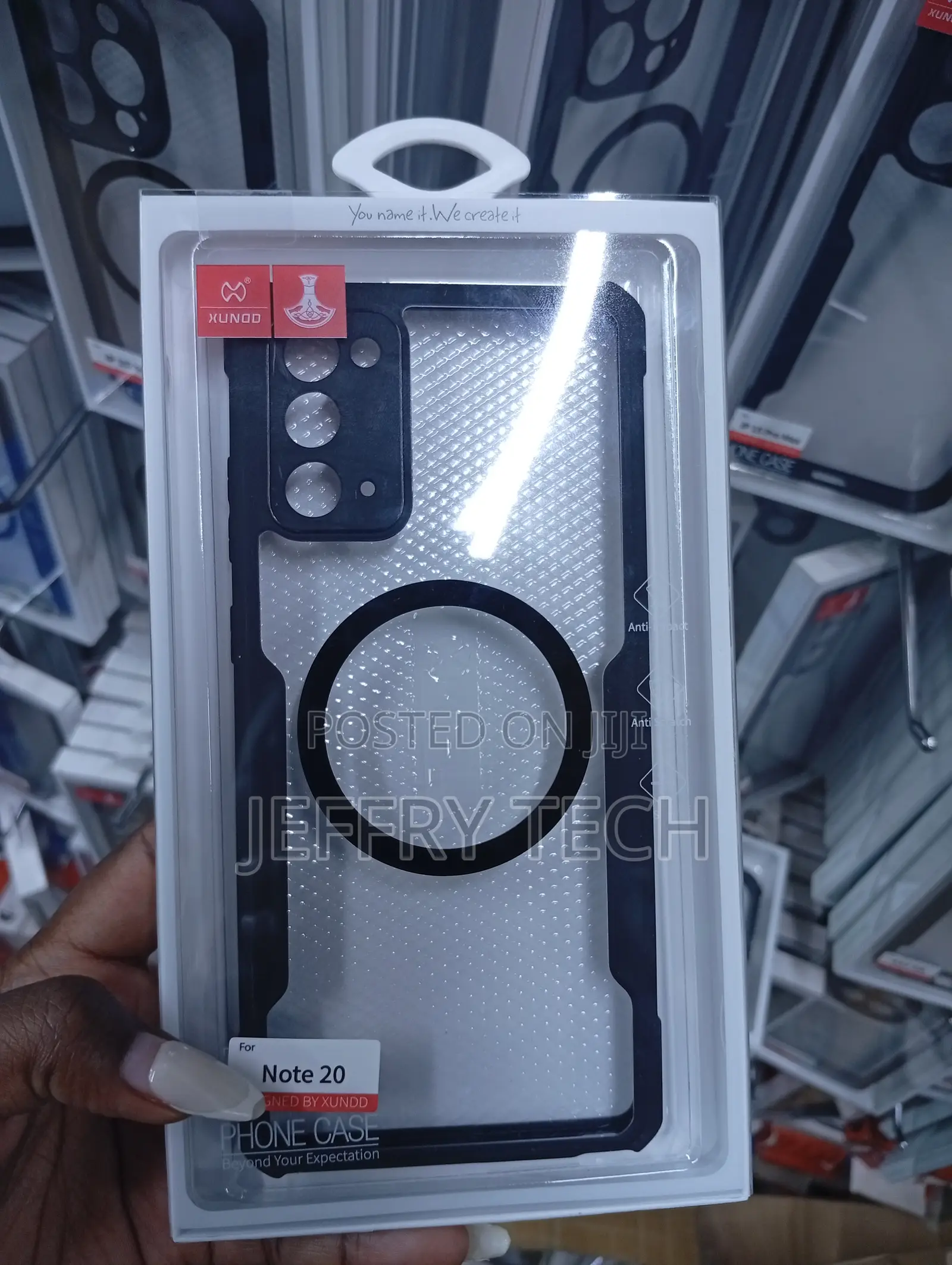 Shockproof Hybrid Case Engineered for the Samsung Galaxy Note 20.