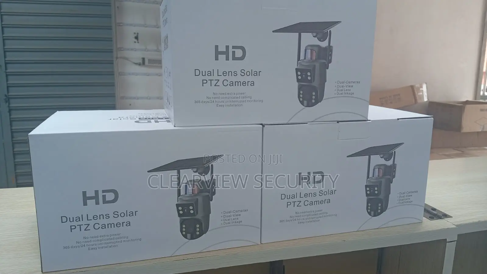Wifi Ubox 4mp Dual Lens Solar PTZ Camera
