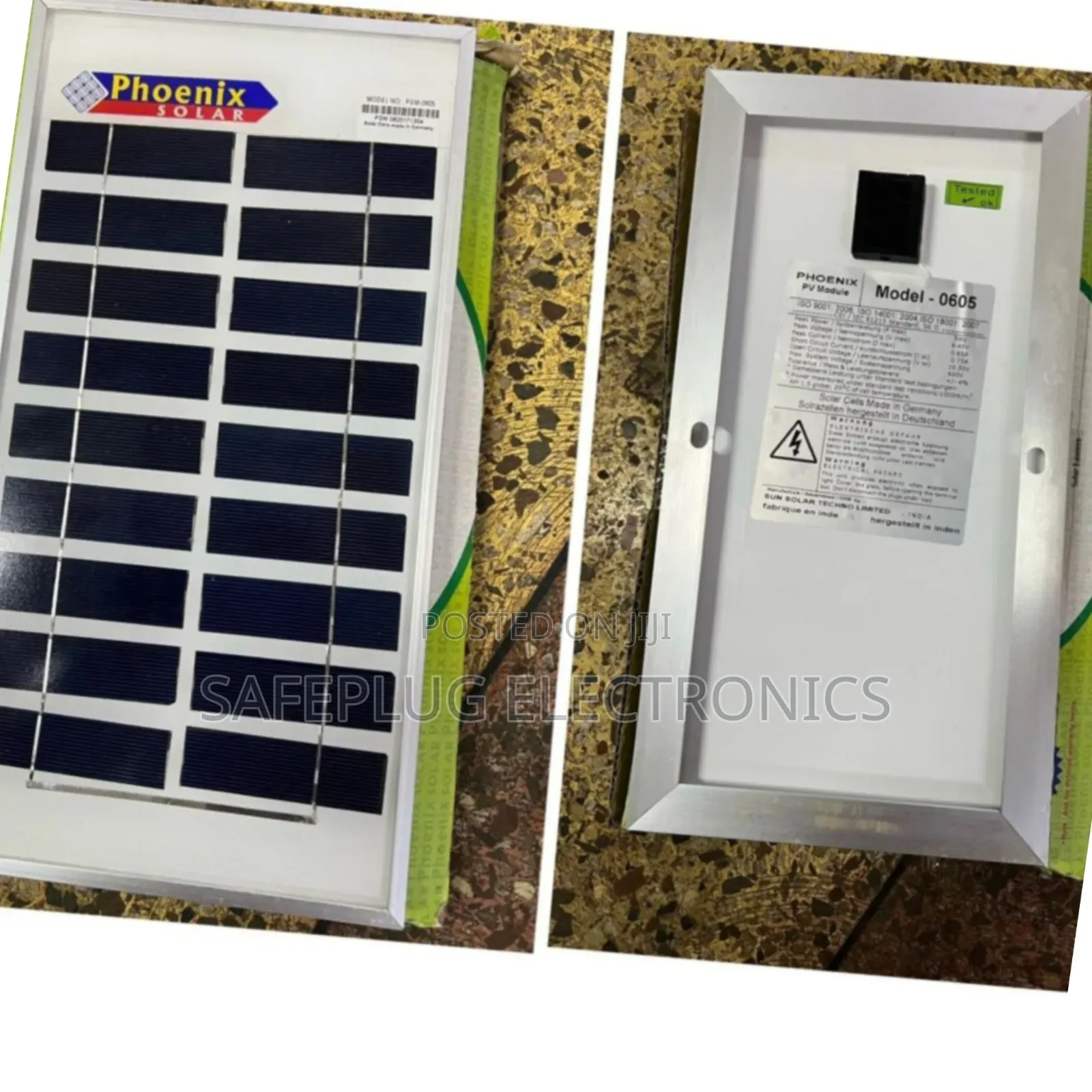 5w Portable Solar Panel for Phone and Bulb Charging
