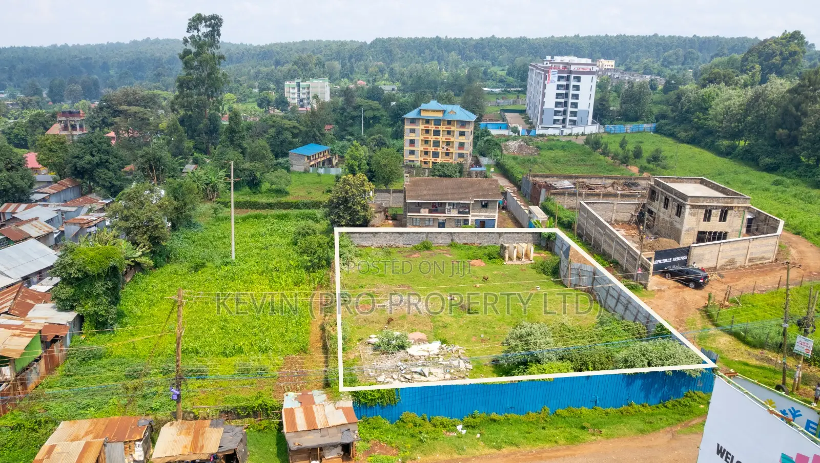 Prime Commercial Plot Fronting the Tarmac for Sale in Kikuyu, Thogoto