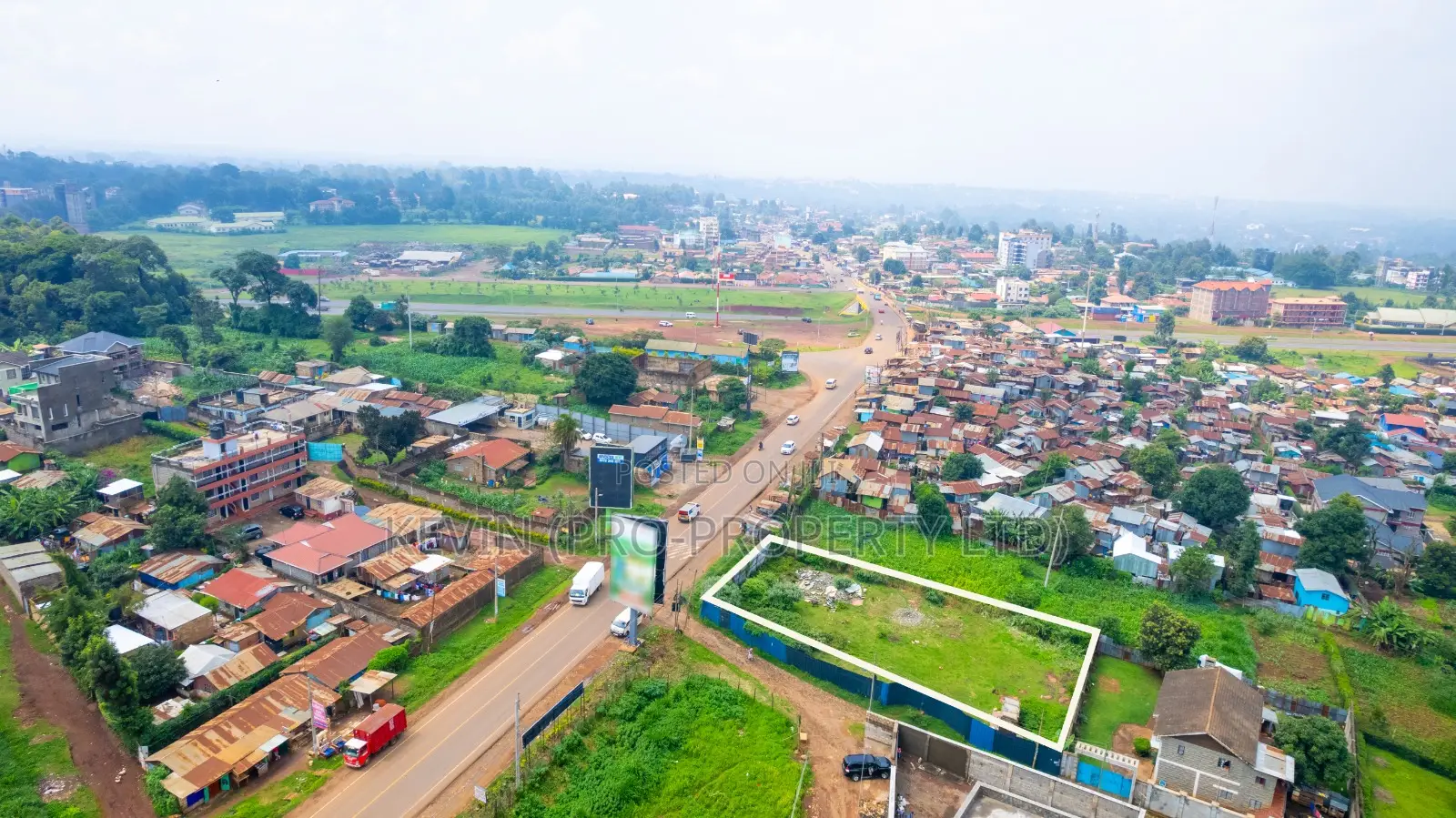 Prime Commercial Plot Fronting the Tarmac for Sale in Kikuyu, Thogoto