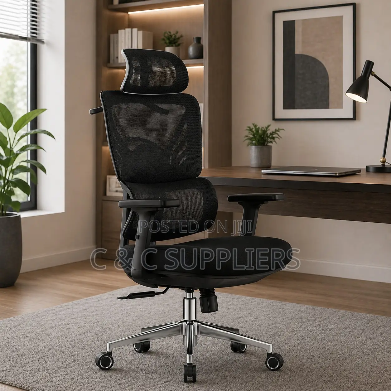 Ergonomic High-Back Executive Office Chair