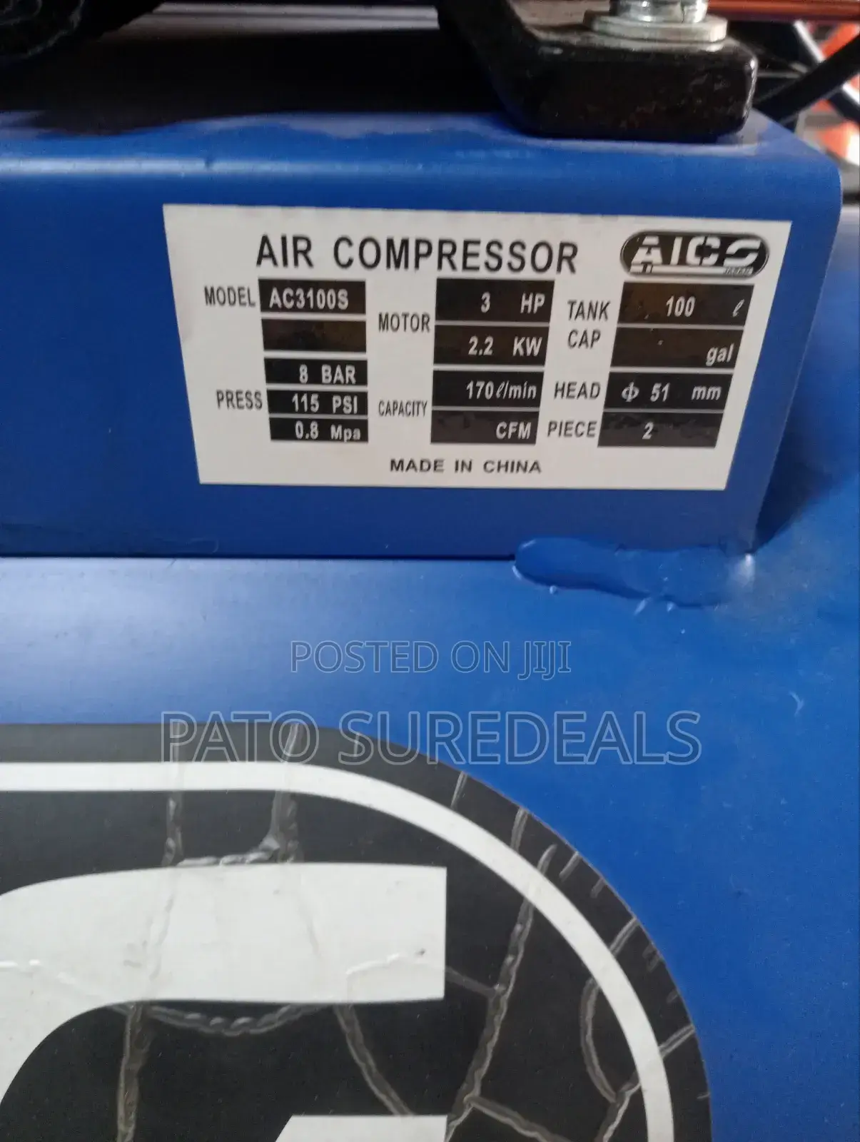 100l Aico Air Compressor