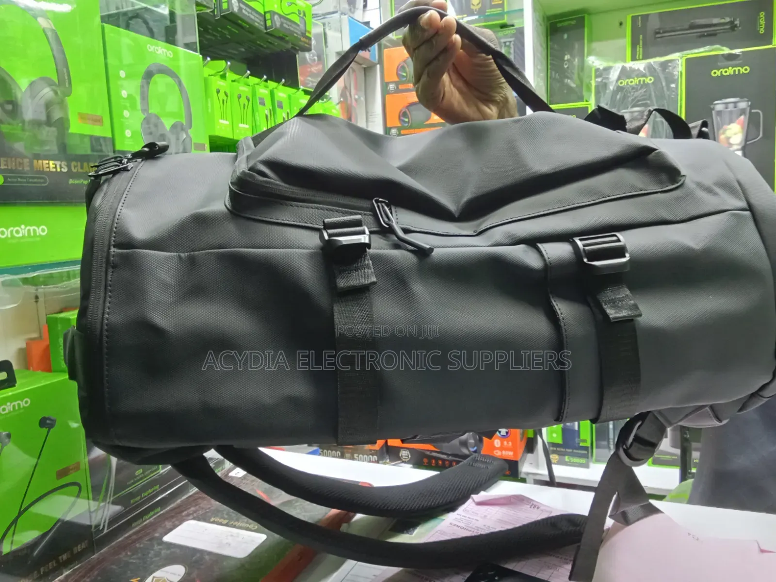 Oraimo Multigo Coated Oxford Fabric With Charging Ports Back Pack