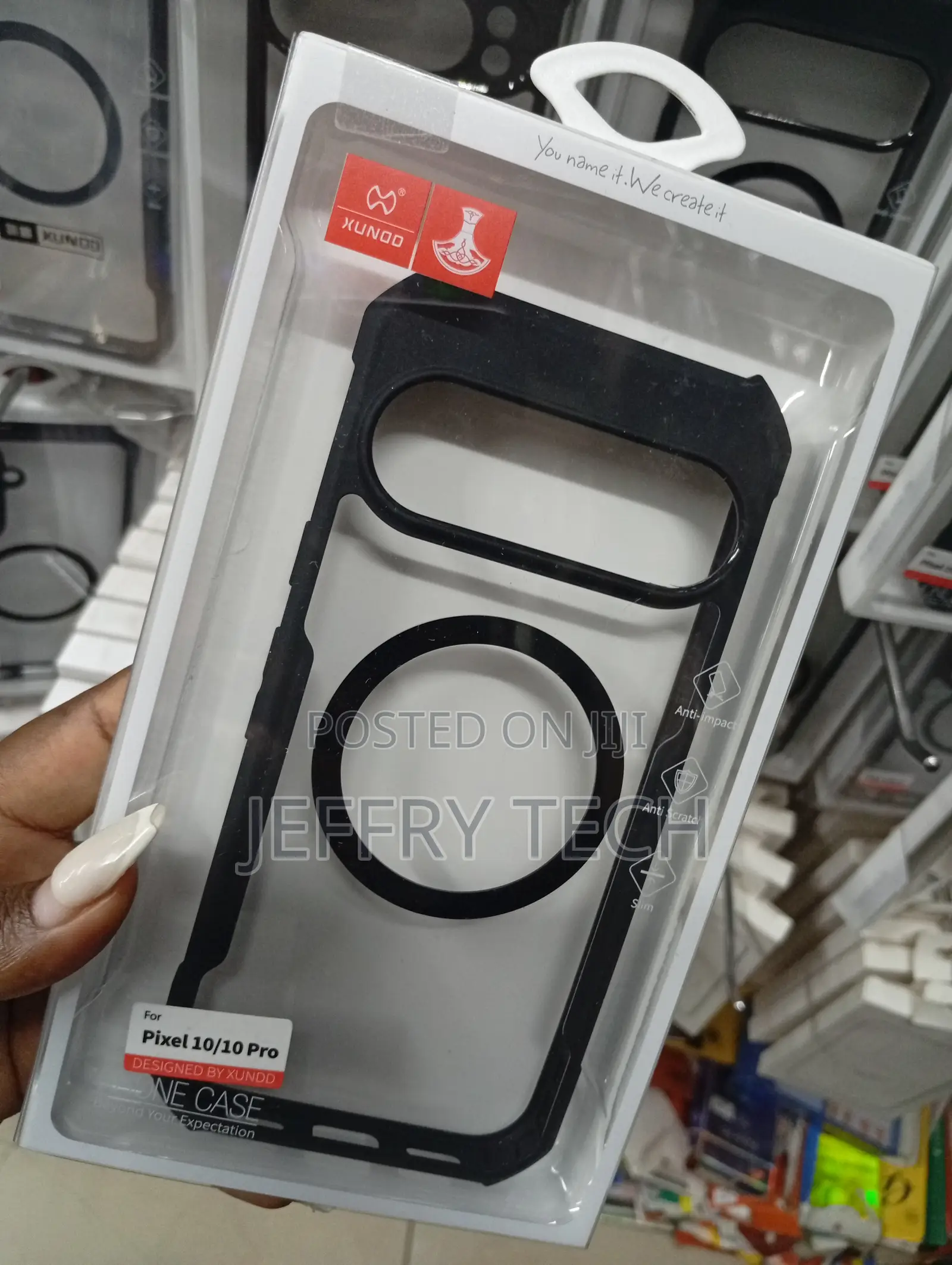 Google Pixel 10 or Pixel 10 Pro Dual-Material Structure Cover