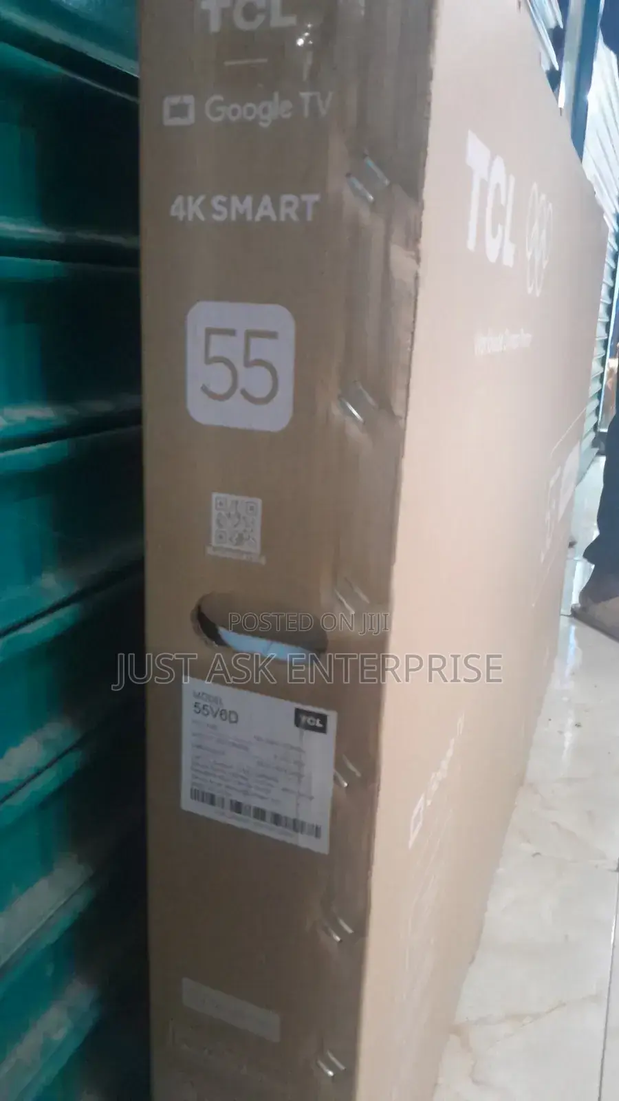 V6d TCL 55" Inches Smart Google Powered Tv - Frameless (2026 Model) 
