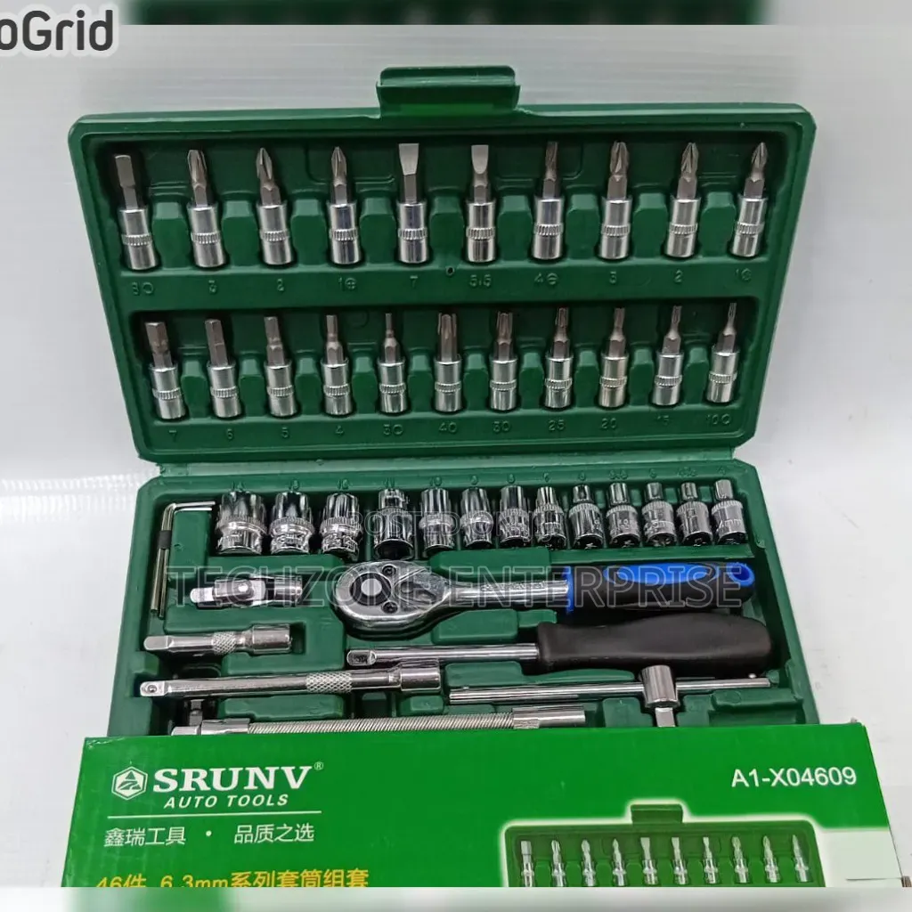 46 Pieces Socket Wrench Set 