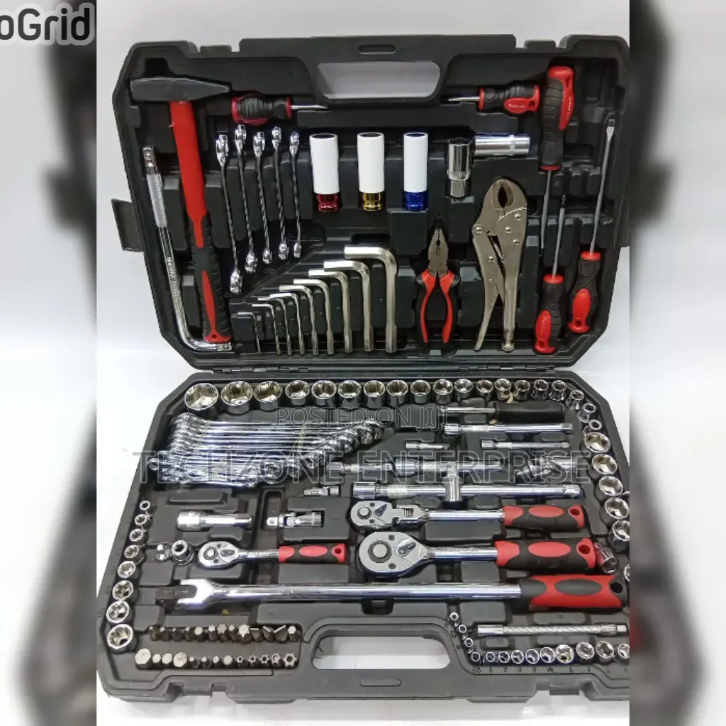 142-Piece Chrome Vanadium Tool Kit 