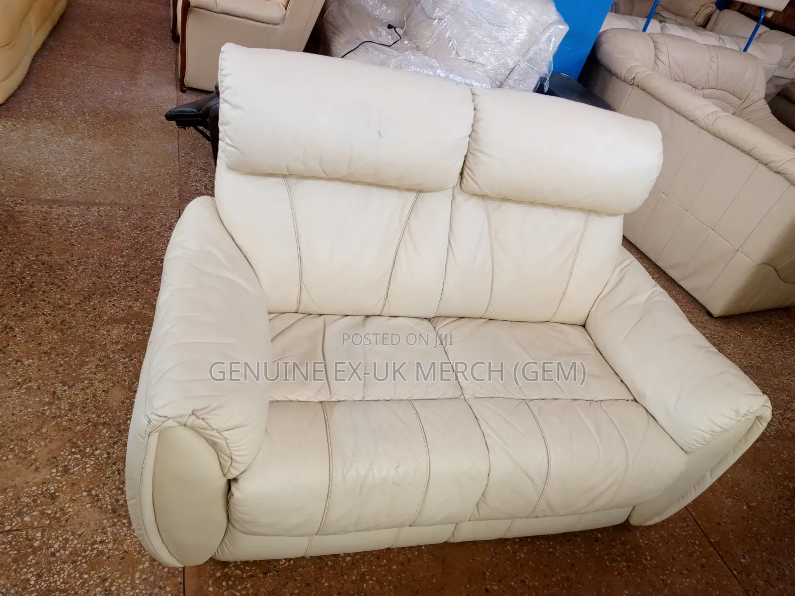 Ex-Uk Leather Sofas