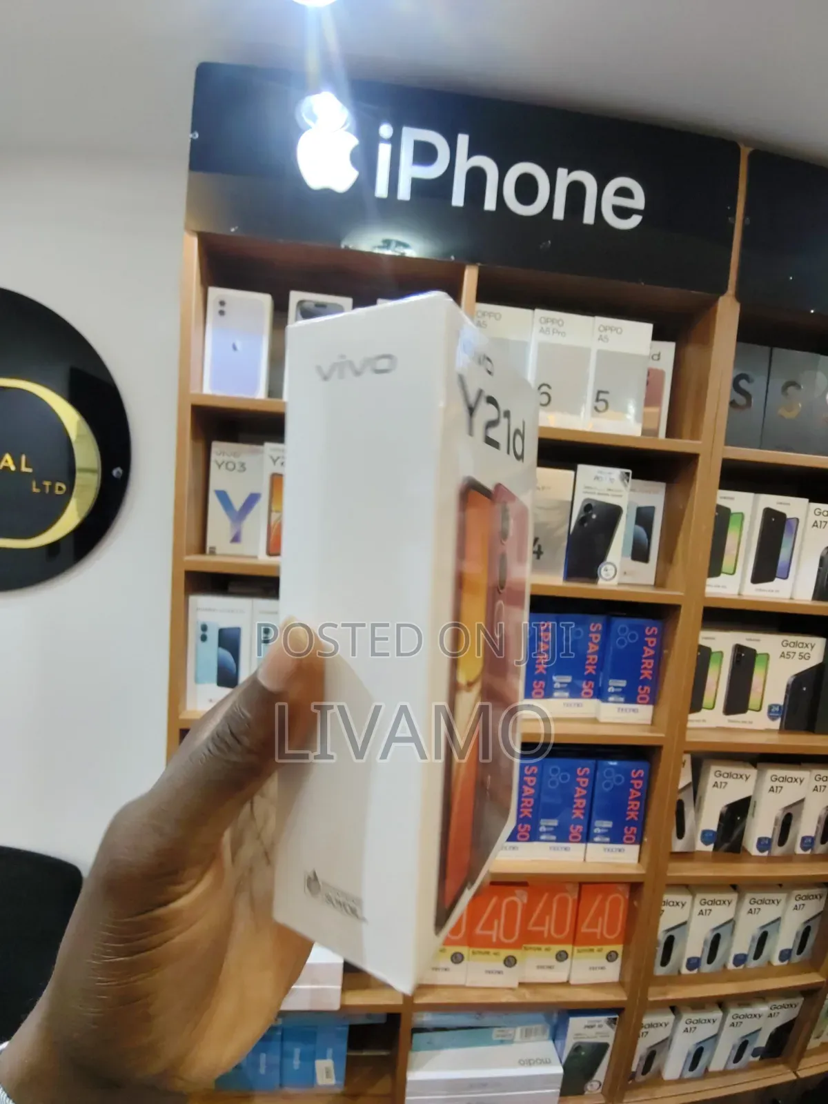 New Vivo Y21d 128 GB Silver