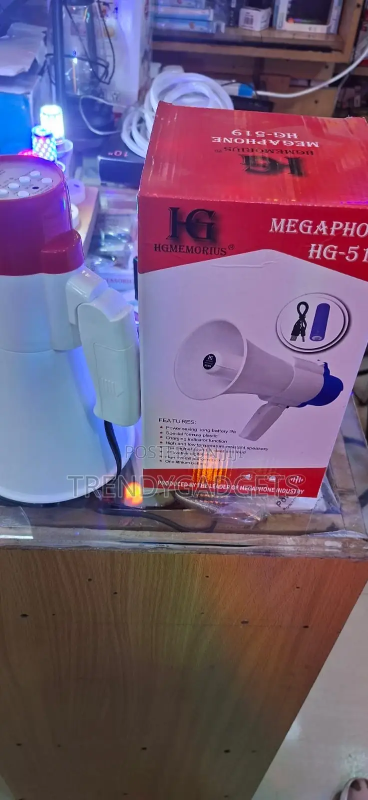 Portable Megaphone Bluetooth Speaker Usb Sd Rechargeable