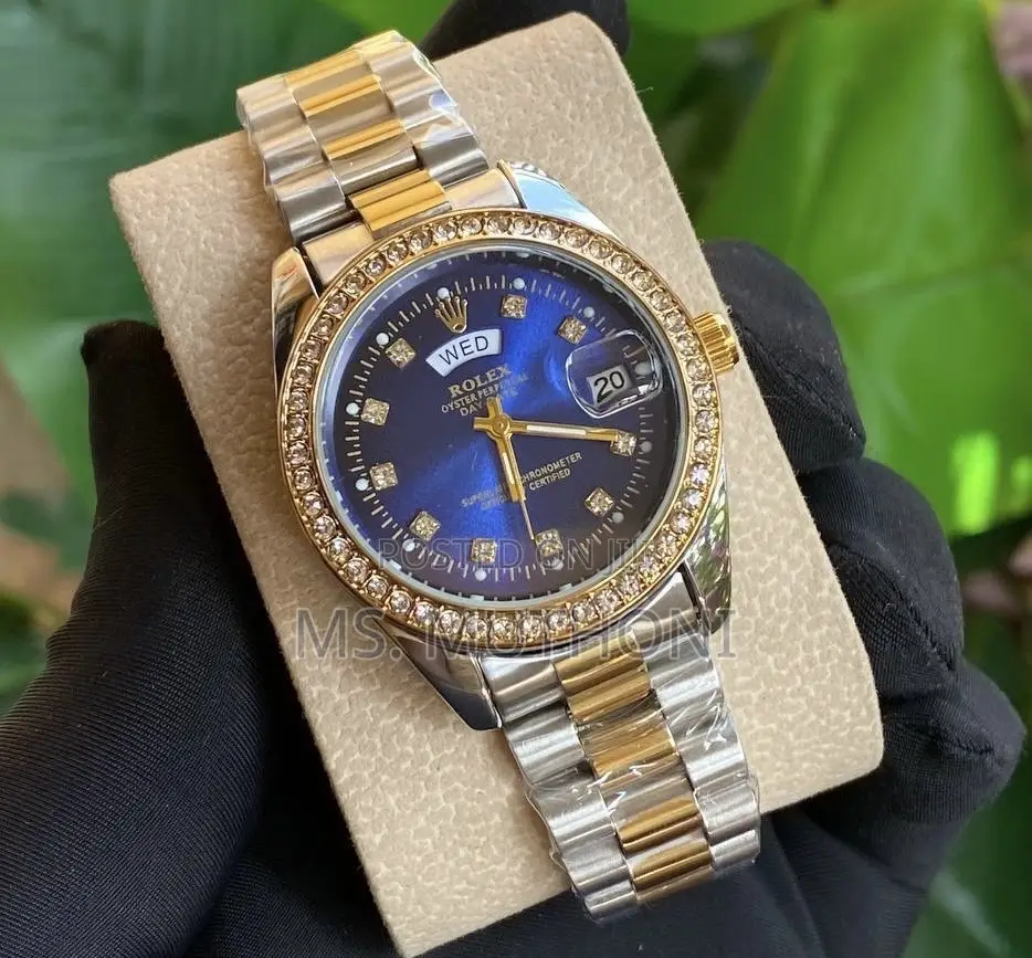 Rhinestones Detailed Ladies Quartz Rolex