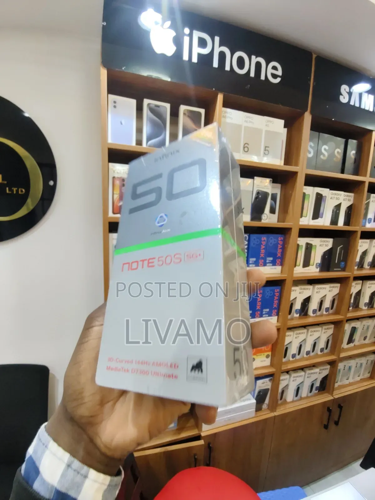 New Infinix Note 50s 256 GB Black